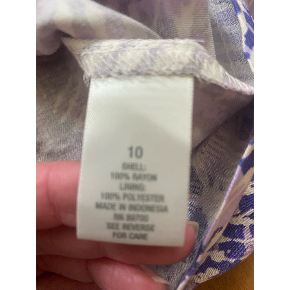 Women’s Dressbarn Size 10 Multi Soft Lightweight Dress - Picture 9 of 10